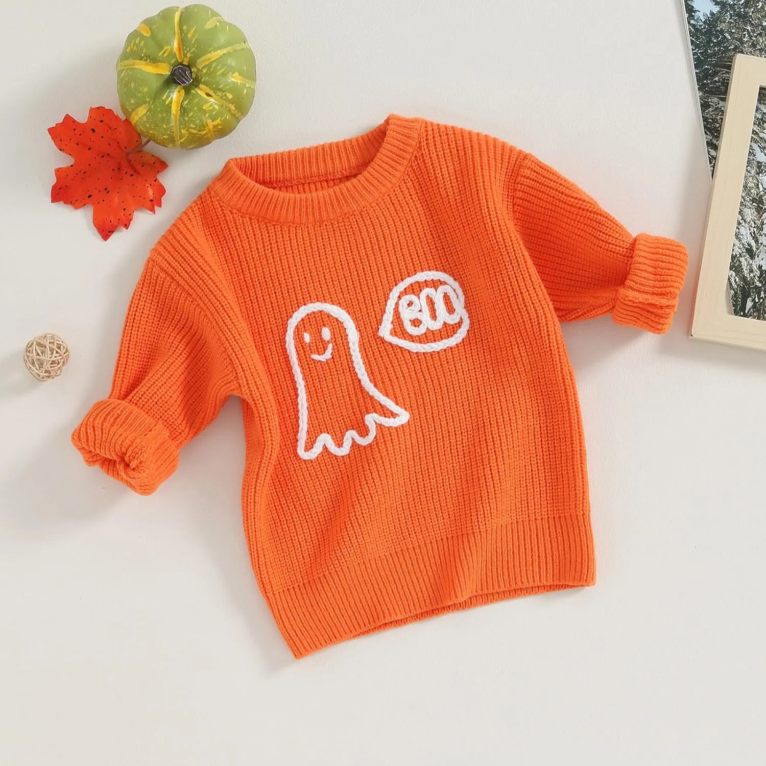 Kuriozud Toddler Baby Boy Girl Sweater Checkerboard Knit Crewneck Sweatshirt Soft Warm Fall Winter Clothes