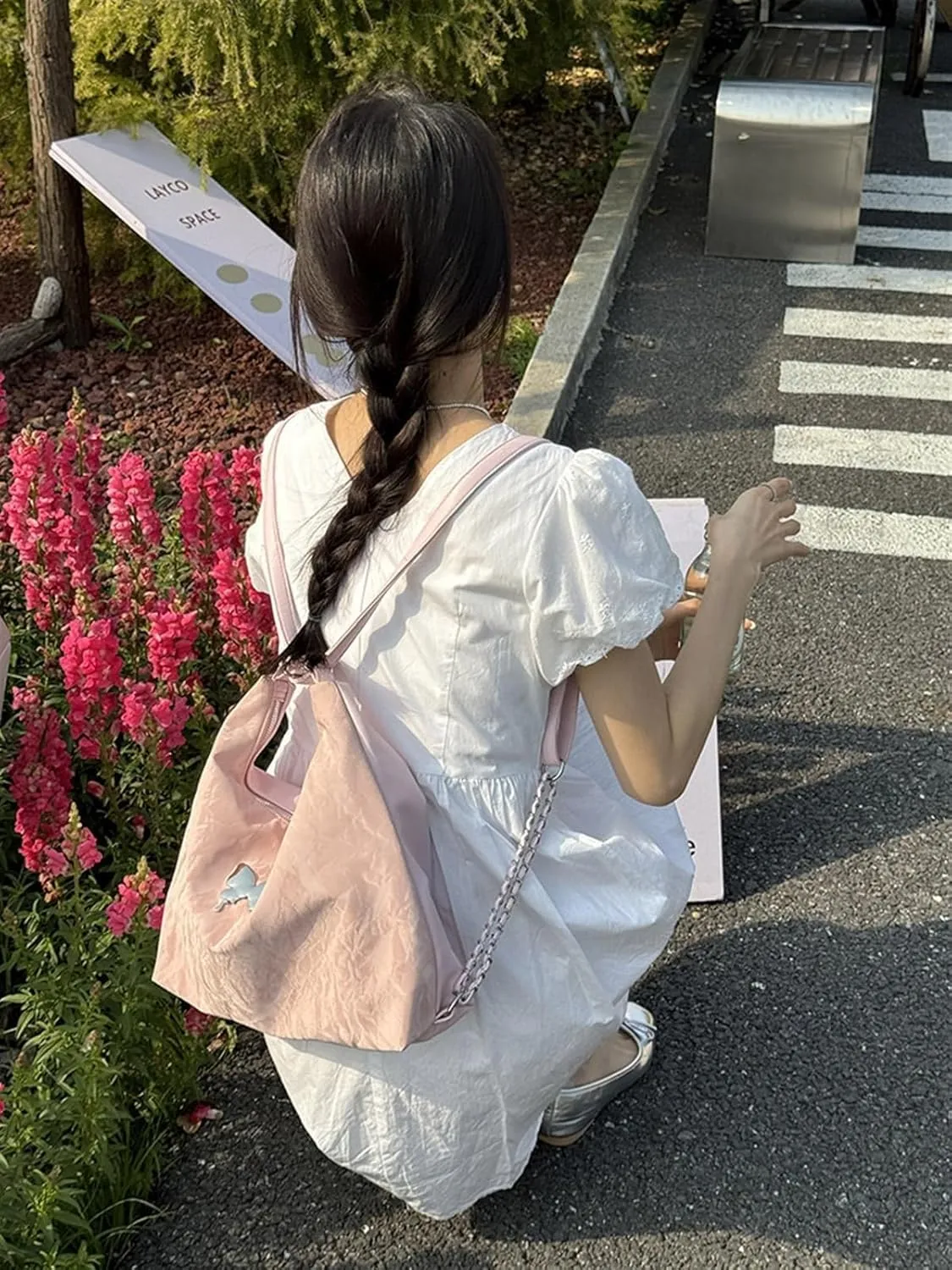 Ladies shoulder bag shoulder bag commuter bucket bag