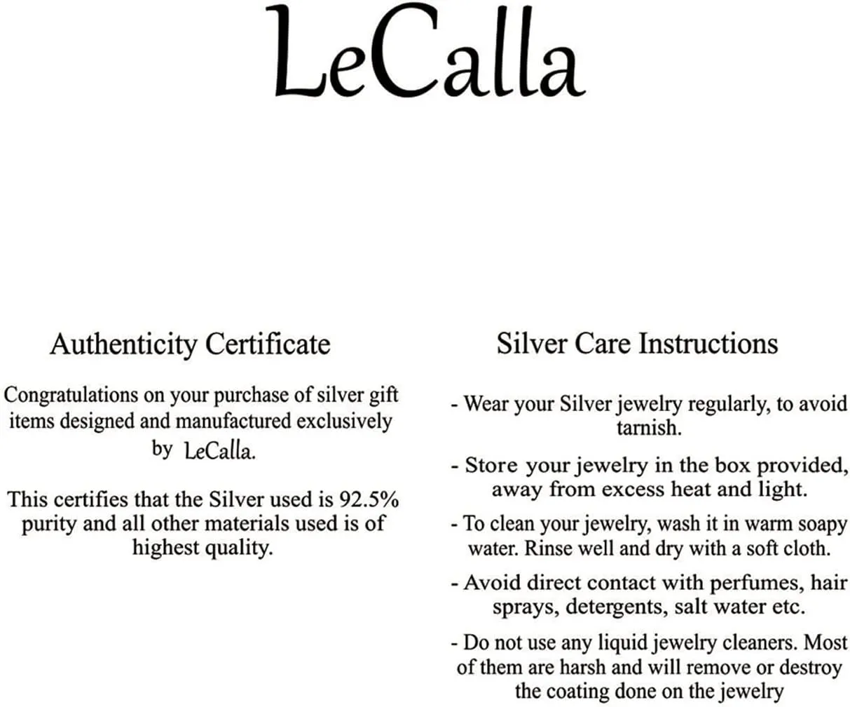 LeCalla 925 Sterling Silver Anklets for Women | Women's Anklet Bracelets Foot Jewelry Gifts for Women | Chain Link Anklets Summer Beach Silver Jewelry Gift
