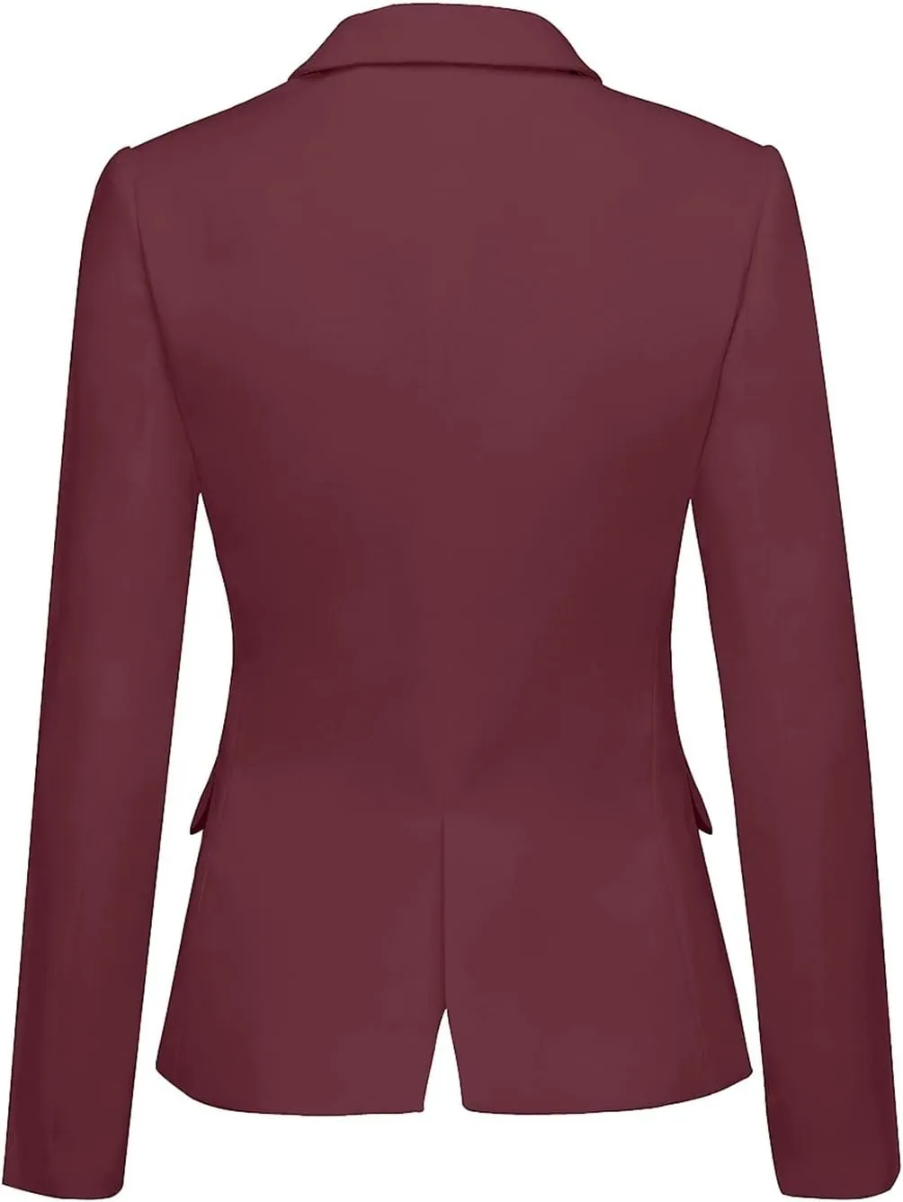 luvamia Women's Long Sleeve Formal Notch Lapel Button Down Blazer Pockets Jacket