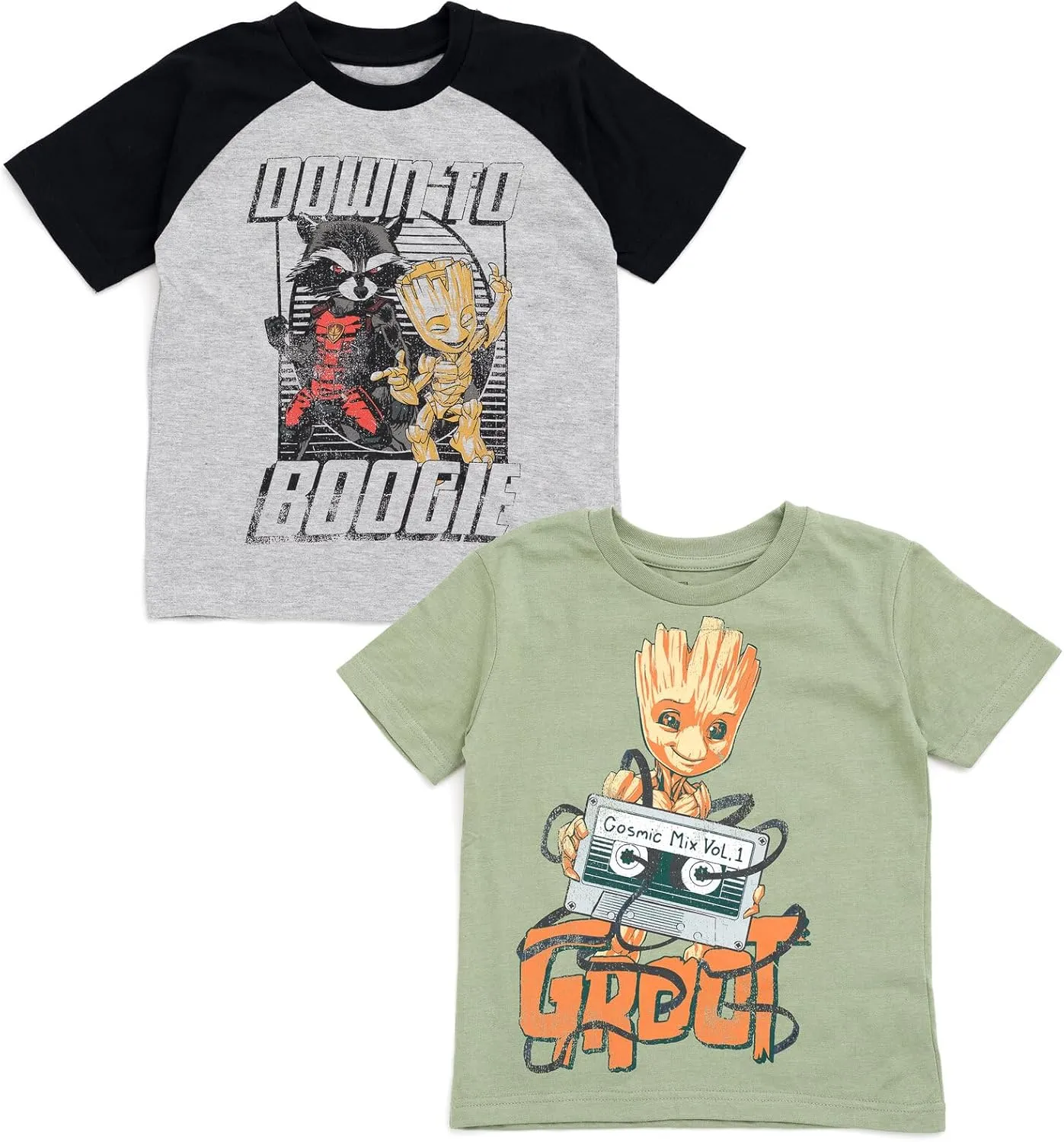 Marvel 2 Pack T-Shirts Toddler to Big Kid Sizes (2T - 18-20)