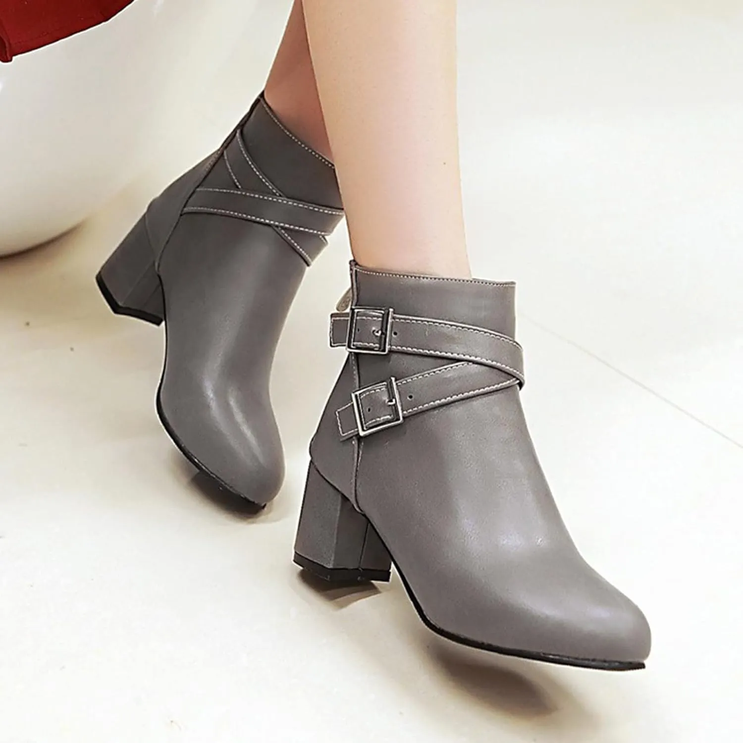 Mens Ankle Boots Women Fall Boots Rhinestone Cowboy Boots Fall Dress Women Leather Ankle Boots for Women Low Heel Wide Width White Ankle Boots for Women Low Heel