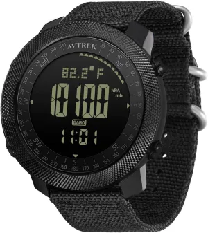 Mens Outdoor Sport Tactical Survival Watches Hiking Digital Wrist Watch Waterproof Swimming Military Army Altimeter Barometer Compass Watches