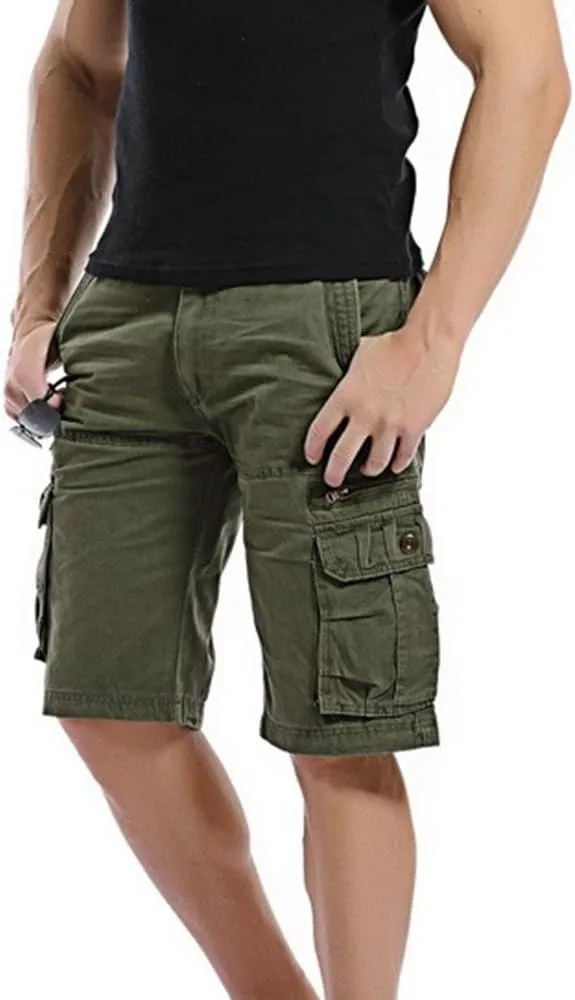 Men's Pants Casual Sports Pants Comfortable Cargo Shorts with Pockets Outdoor Fashion Five-Point Shorts