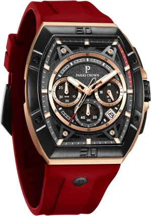 Mens Watches Analog Quartz Luxury Tonneau Watches for Men Japanese Movement 50M Waterproof Stainless Steel Case Luminous Sport Watch