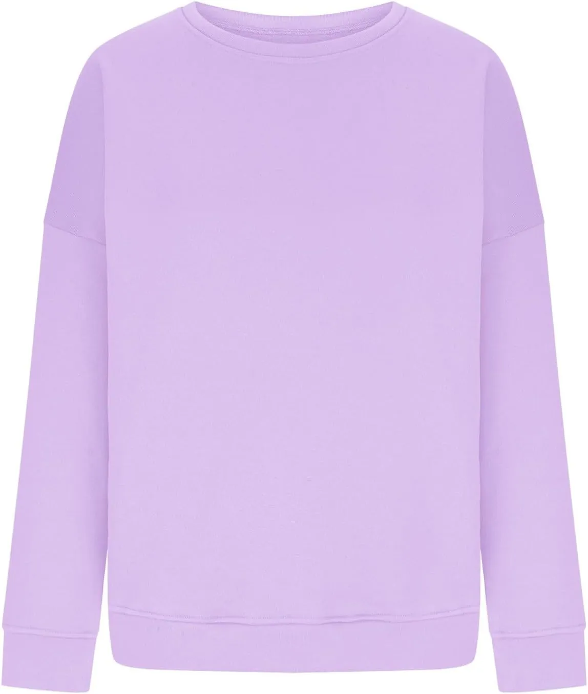 midelxp Oversized Crewneck Sweatshirts Women Soft Fleece Long Sleeve Casual Pullover Top Comfy Cute Hoodies for Teen Girls