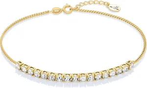 Milla Anklets for Women Waterproof - 14K Gold Plated Anklets and Sterling Silver Plated Ankle Bracelets for Women.