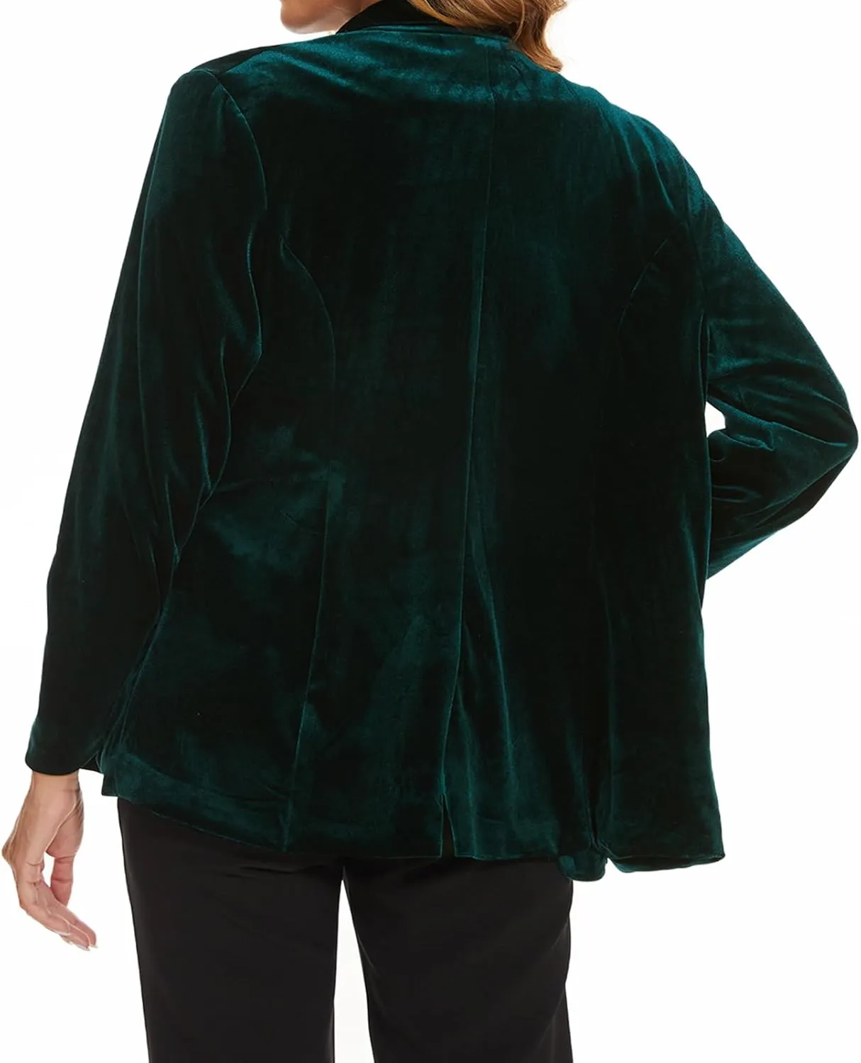 MINTLIMIT Womens Velvet Blazer Suit Jacket Casual Work Office Long Sleeve Fully Lined Blazer Jacket with Pocket Outerwear