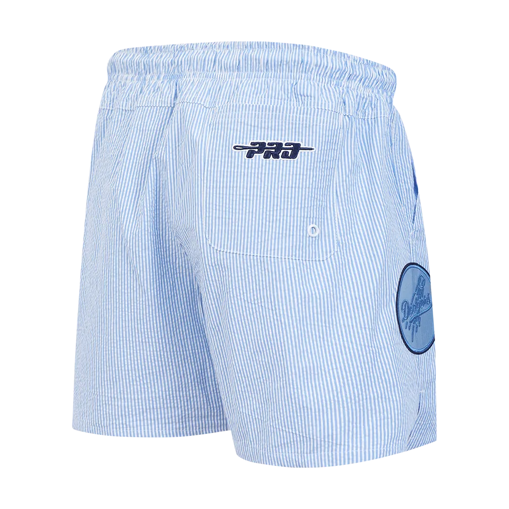 MLB LOS ANGELES DODGERS COUNTRY CLUB MEN'S SEERSUCKER SHORT (SEERSUCKER BLUE)