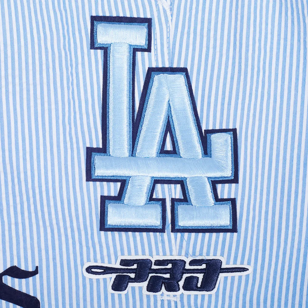 MLB LOS ANGELES DODGERS COUNTRY CLUB MEN'S SEERSUCKER SHORT (SEERSUCKER BLUE)