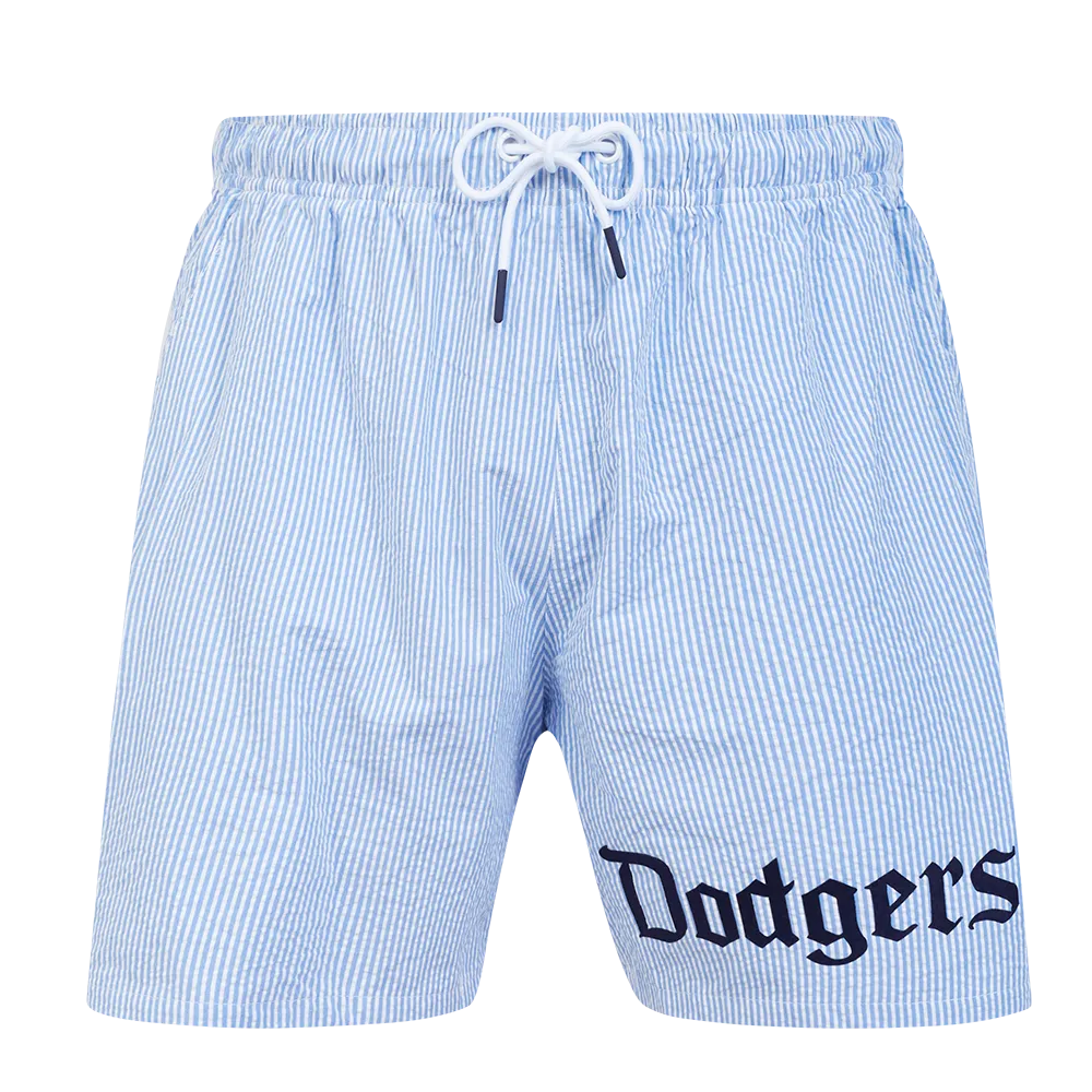 MLB LOS ANGELES DODGERS COUNTRY CLUB MEN'S SEERSUCKER SHORT (SEERSUCKER BLUE)