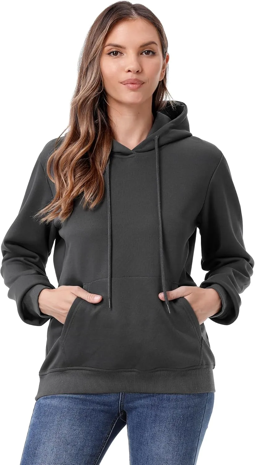 MOERDENG Women's Lightweight Active Hoodie Soft and Comfortable Hooded Sweatshirt for Sport Running Workout