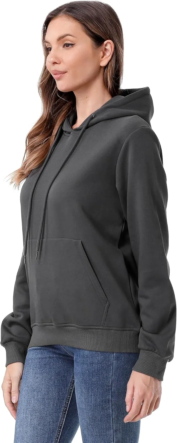 MOERDENG Women's Lightweight Active Hoodie Soft and Comfortable Hooded Sweatshirt for Sport Running Workout