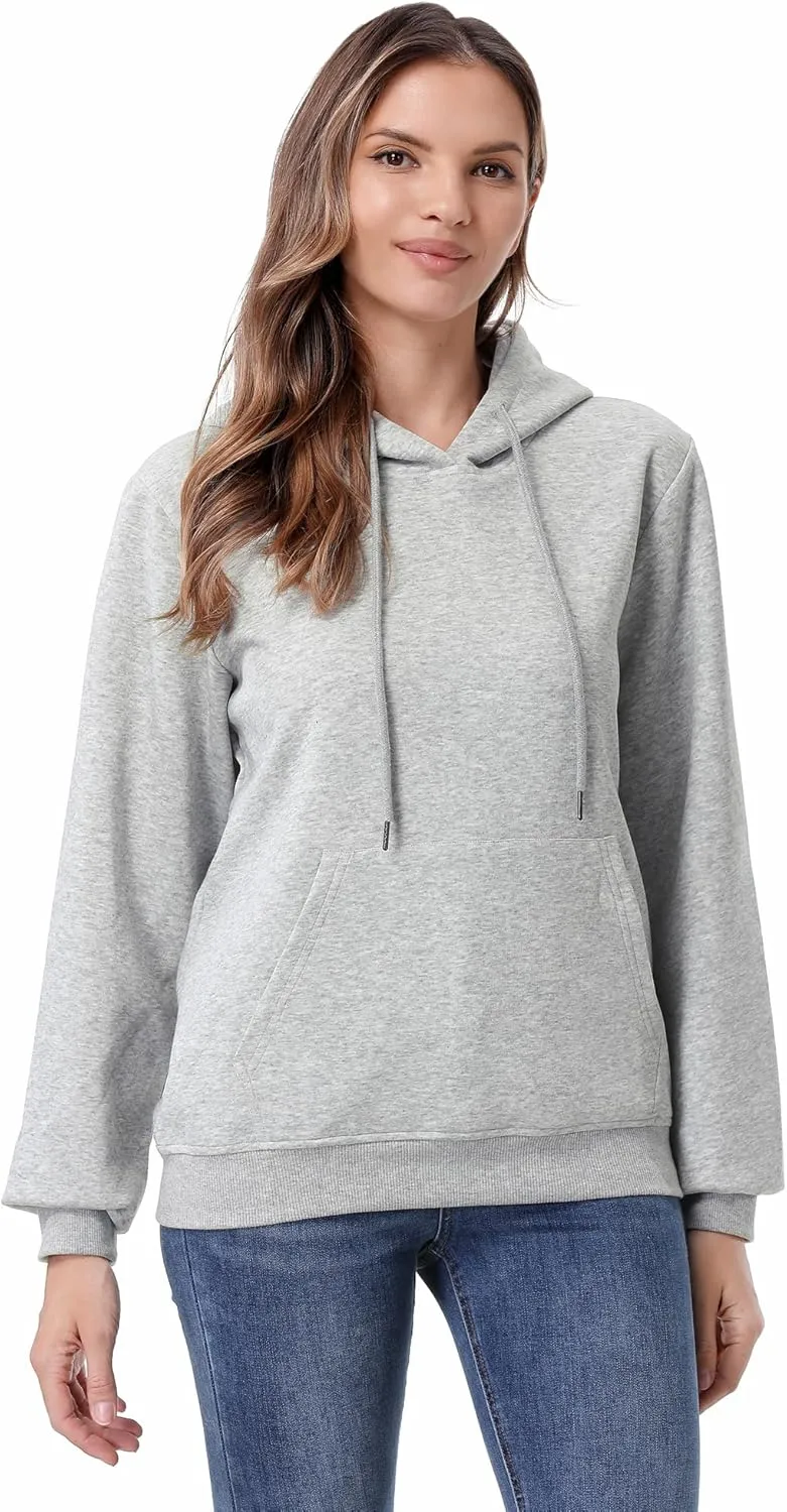 MOERDENG Women's Lightweight Active Hoodie Soft and Comfortable Hooded Sweatshirt for Sport Running Workout