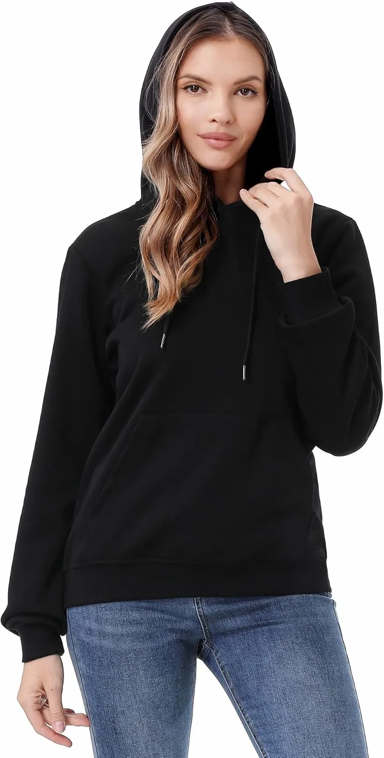 MOERDENG Women's Lightweight Active Hoodie Soft and Comfortable Hooded Sweatshirt for Sport Running Workout