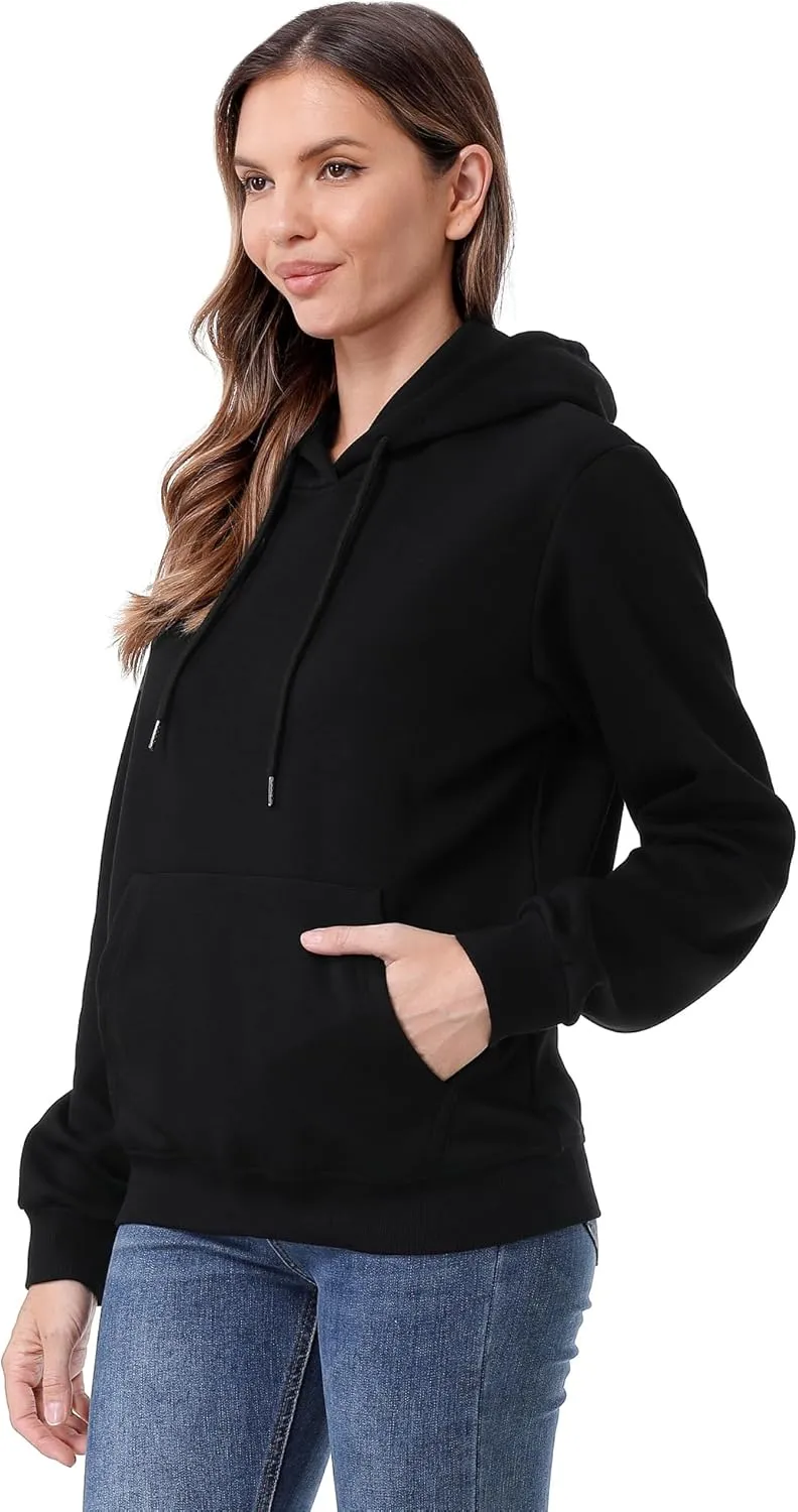MOERDENG Women's Lightweight Active Hoodie Soft and Comfortable Hooded Sweatshirt for Sport Running Workout
