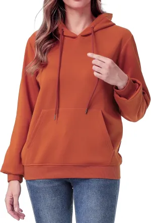 MOERDENG Women's Lightweight Active Hoodie Soft and Comfortable Hooded Sweatshirt for Sport Running Workout