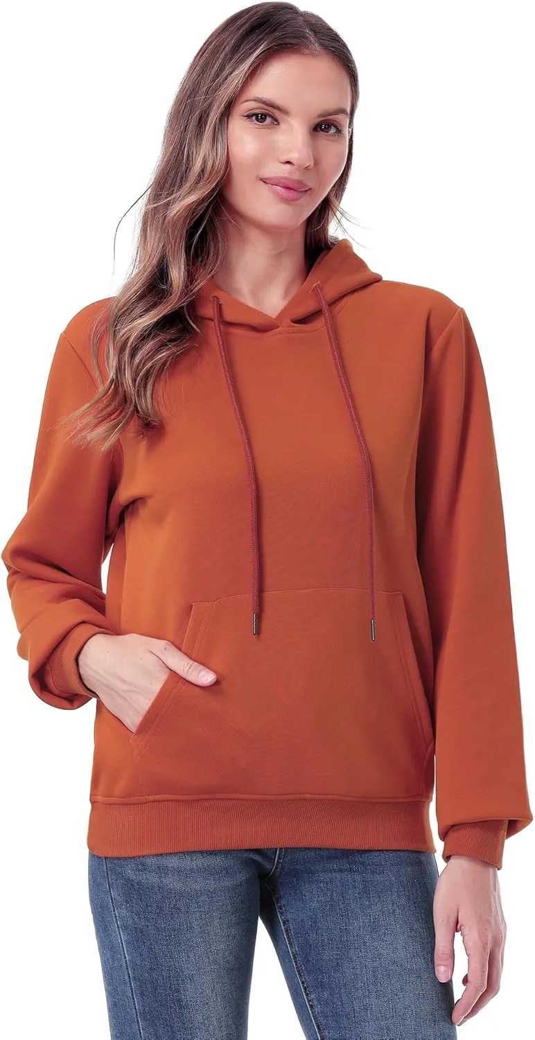 MOERDENG Women's Lightweight Active Hoodie Soft and Comfortable Hooded Sweatshirt for Sport Running Workout