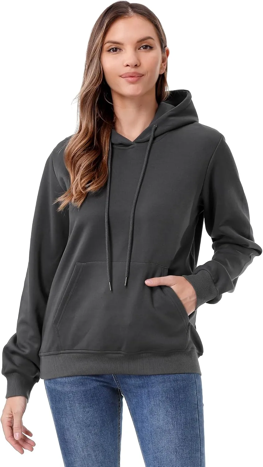 MOERDENG Women's Lightweight Active Hoodie Soft and Comfortable Hooded Sweatshirt for Sport Running Workout