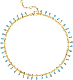 MTMY Gold Plated Anklets for Women - 14K Gold, Green Rose Colorful Cubic Zirconia Tassel Foot Chain Dainty Cute Adjustable Summer Beach Boho Anklets