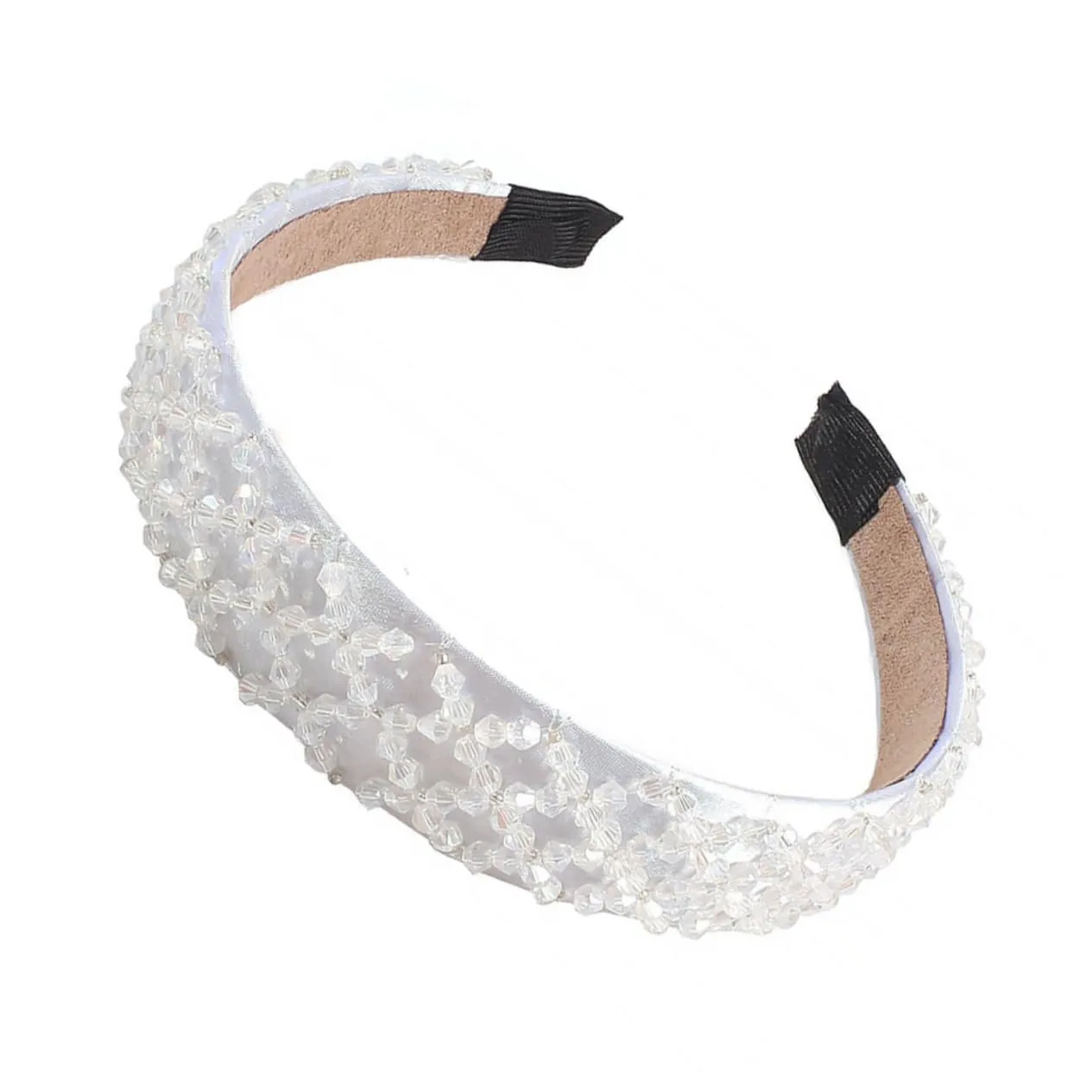 NOLITOY Elegant Knotted Headband for Women Crystal Hair Hoop Fashionable Hairpiece for Girls