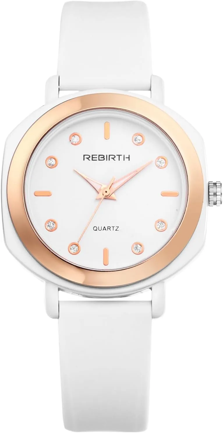 OIDEA Silicone Watches for Women: Simple Round Dial Casual Waterproof Sport Analog Quartz Wrist Watch for Women Ladies