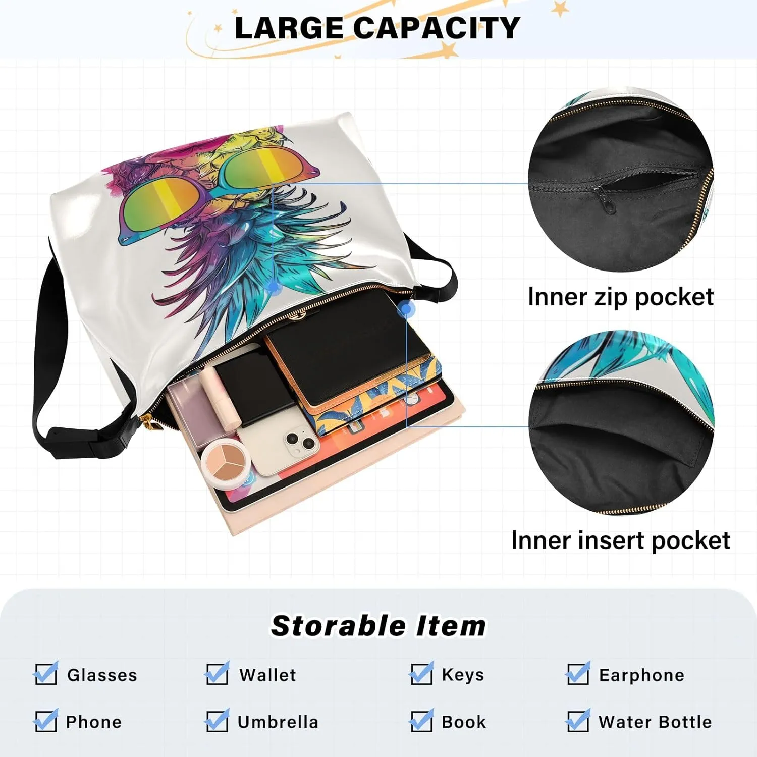 Oldstyle African Textile Leather Shoulder Bag, Lightweight Shoulder Hobo Bag, Long Shoulder Bag Women