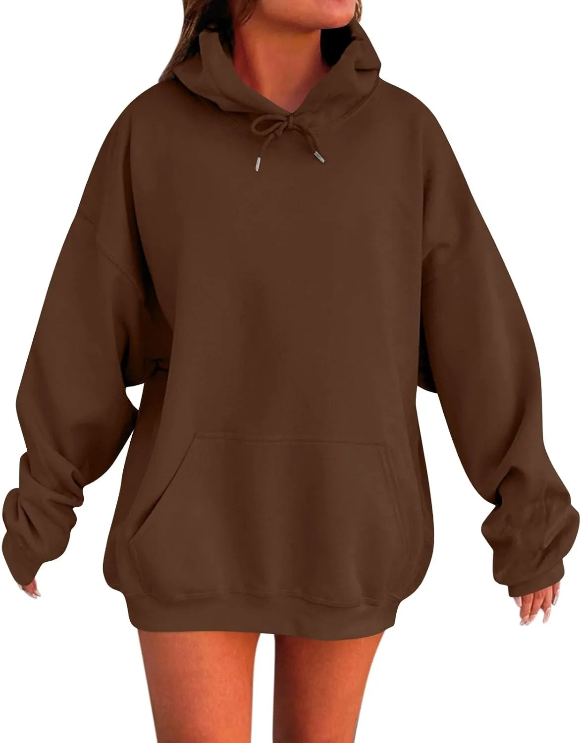Oversized Hoodies for Women Trendy Casual Comfy Fleece Pullover Loose Fit Plus Size Cute Sweatshirts Winter