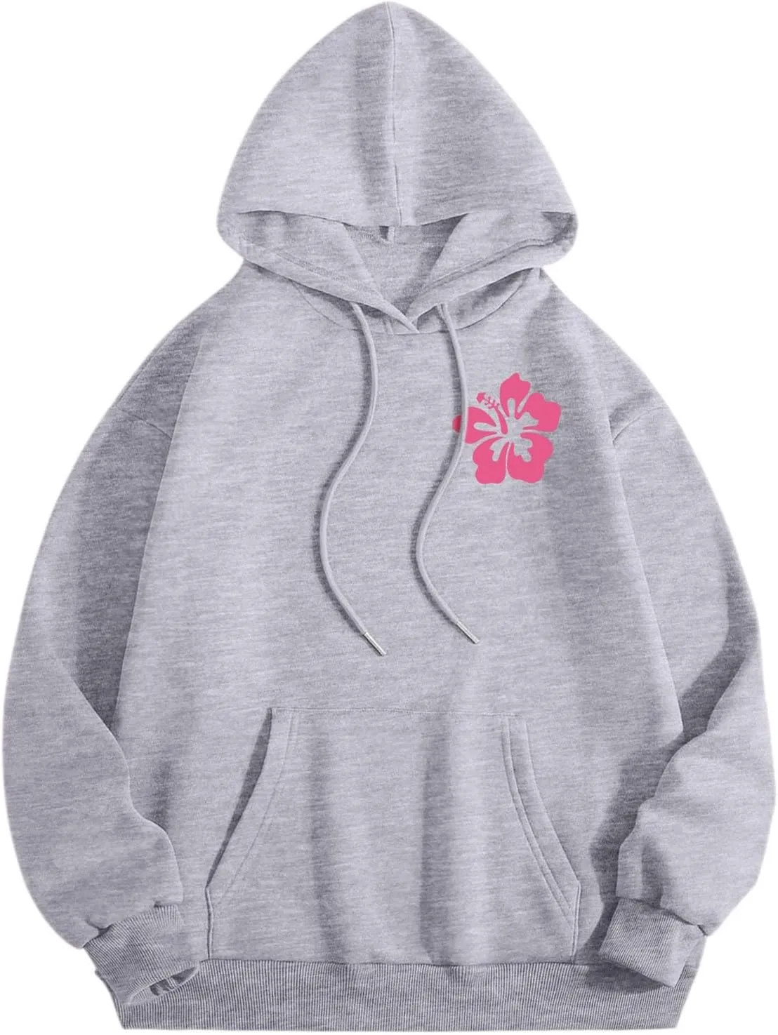 Palm Puff Hoodie for Women Oversized Preppy Sweatshirt Teen Girls Y2K Cute Graphic Long Sleeve Casual Pullover Top