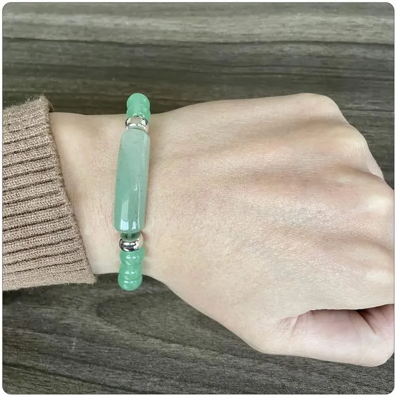 PEAS Fashion Jewelry Healing Stone Bracelet Crystal Energy Stretch Bracelet