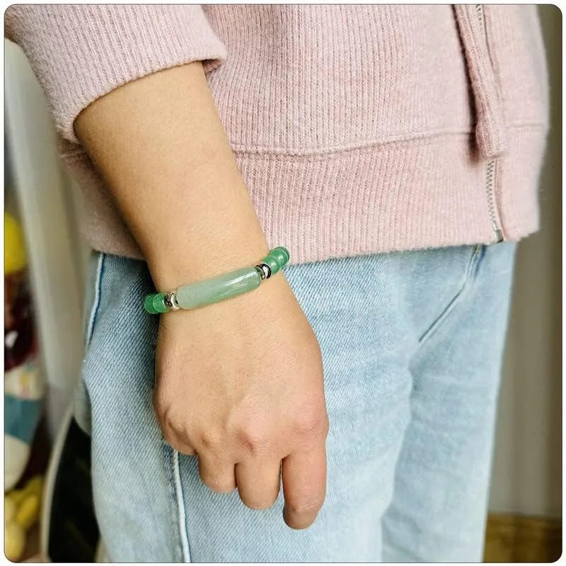 PEAS Fashion Jewelry Healing Stone Bracelet Crystal Energy Stretch Bracelet