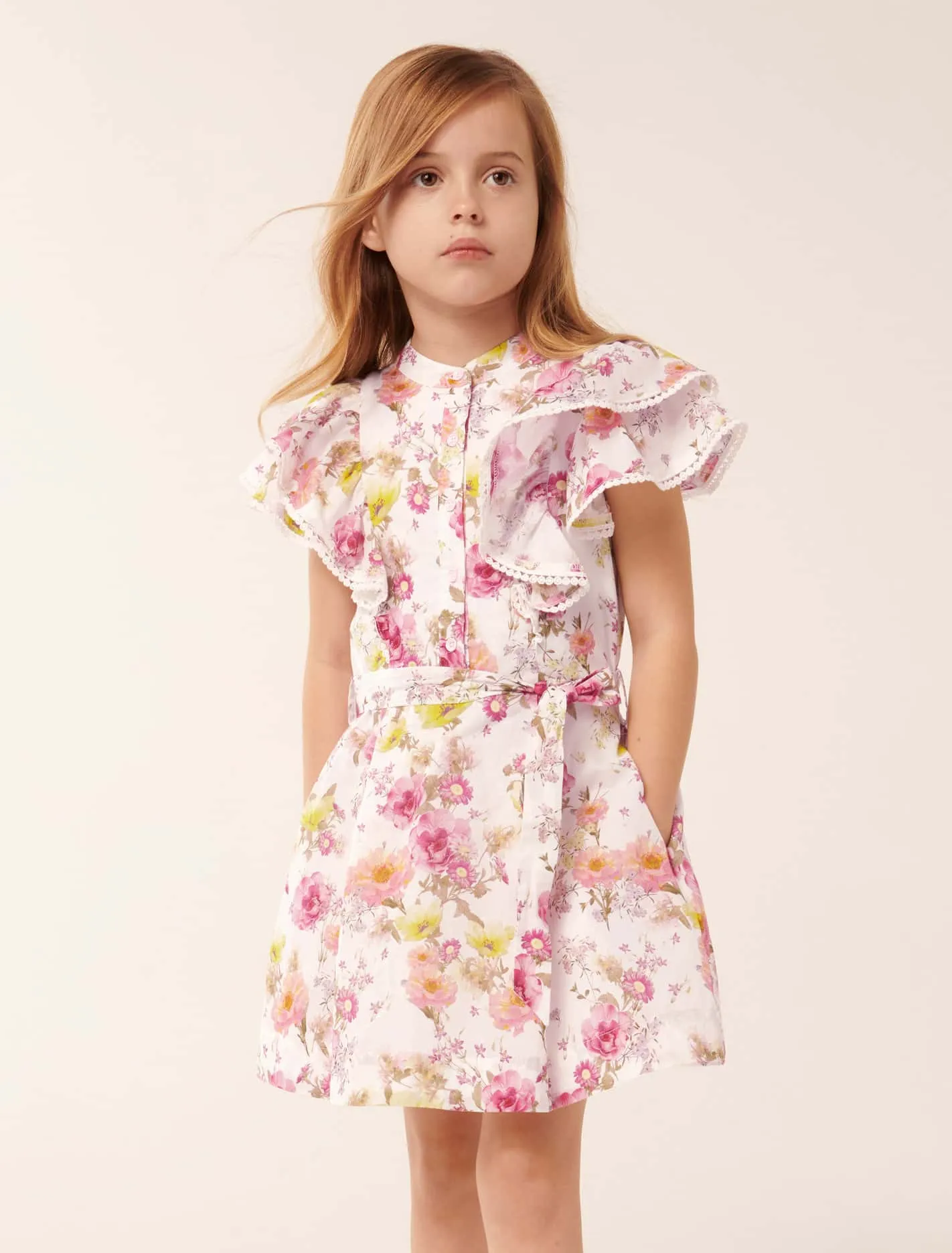 Penny Ruffle Girls Dress