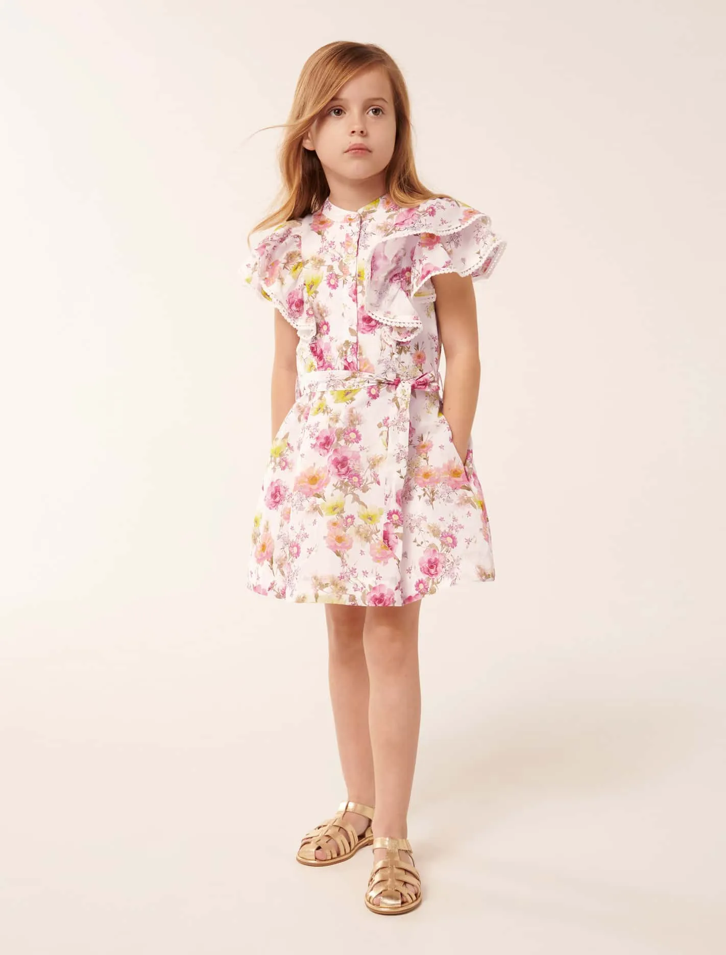 Penny Ruffle Girls Dress