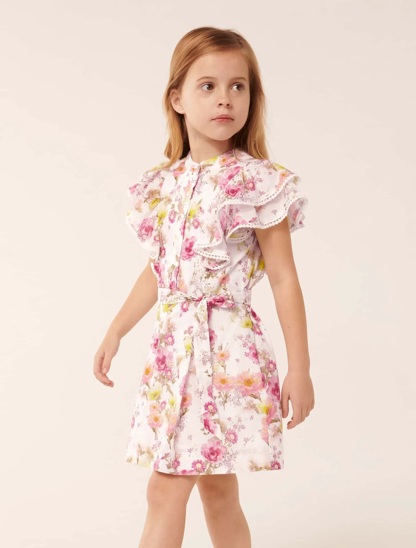 Penny Ruffle Girls Dress
