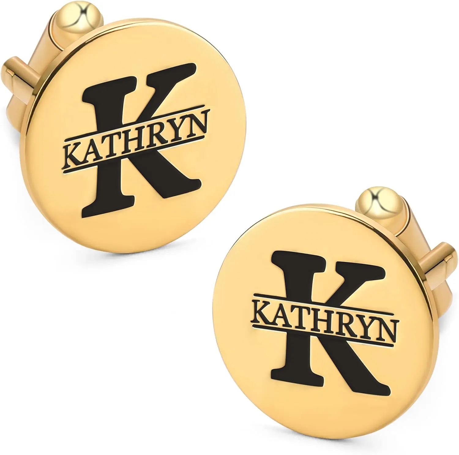 Personalized Name Cufflinks for Men Engraved Custom Engraved Cufflinks Initials Cufflinks for Groom Christmas Gift for Bridegroom