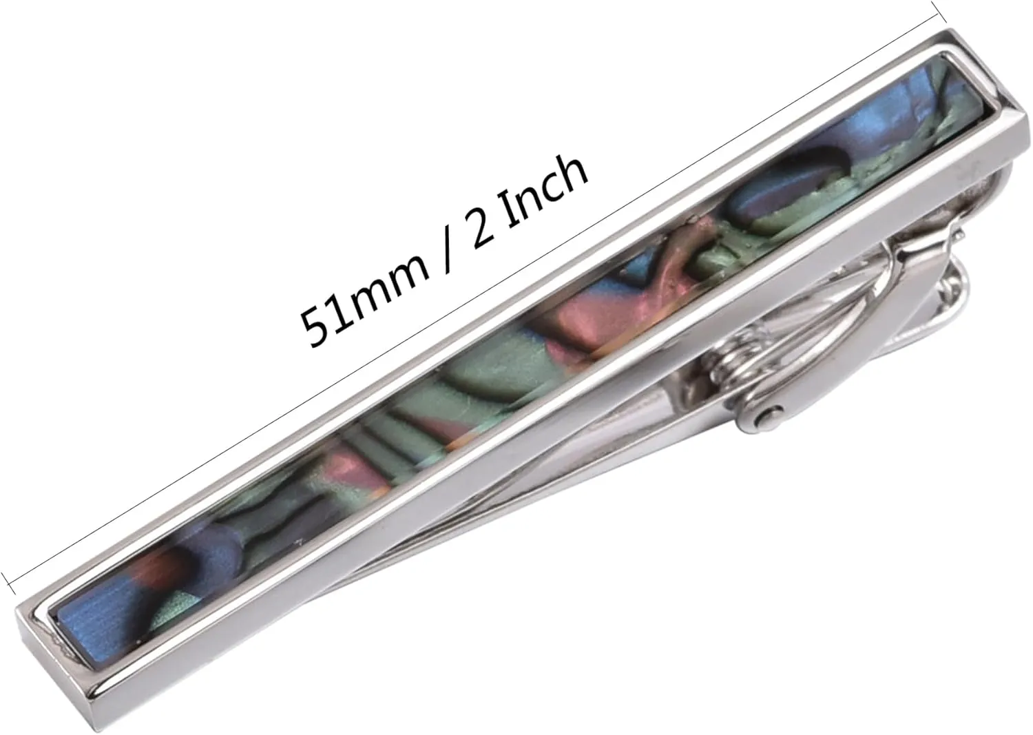 Polished Natural Abalone Men Cufflinks and Tie Clip Set Silver Tone 14K Gold Plated Men Tie Pin Cufflinks for Wedding Tuxedo Shirt Party Birthday Anniversary