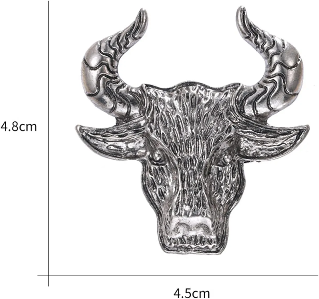 Retro Lion Animal Brooch for Men & Women - Punk, Bull, Eagle, Lion, Wolf Head - Lapel Pin, Safety Pin - Christmas Gifts