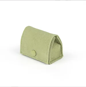 Ring Box, Jewelry Ring Gift Box Vintage Ring Display Holder Case for Wedding Ceremony Proposal Engagement (Grass green)