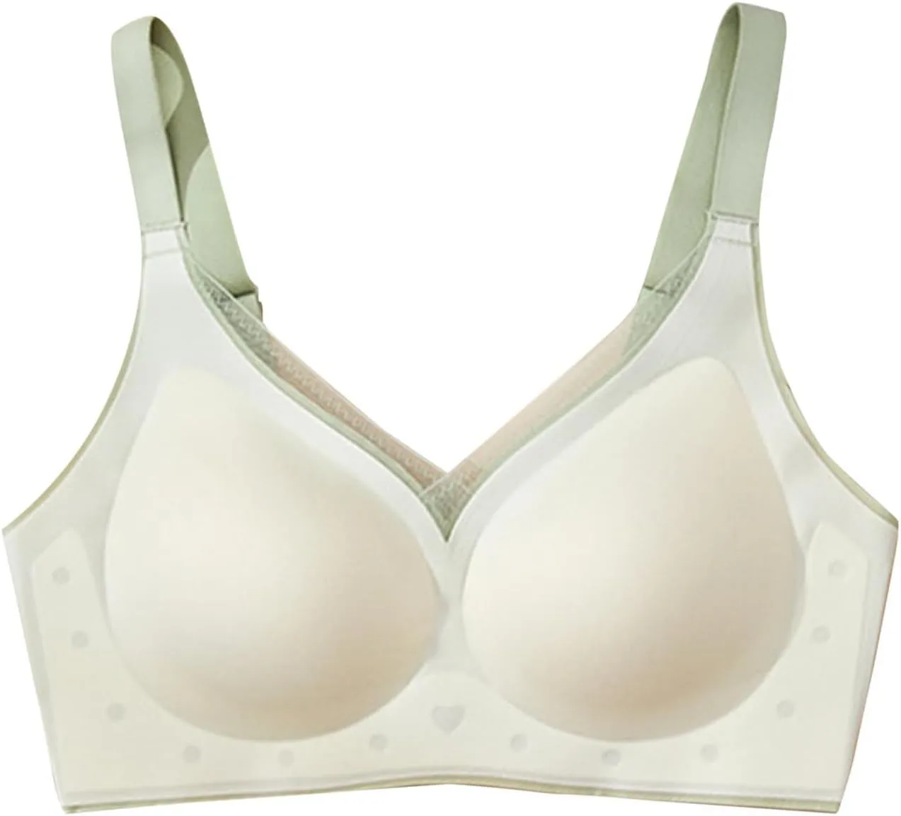 Seamless Bras for Women Sleep Casual Sports Yoga Bra Padded Wireless Thin Soft Comfy Everyday Bralette Underwear