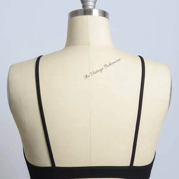 Seamless Front Cross Bralette