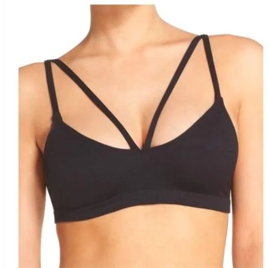 Seamless Front Cross Bralette