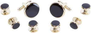 S.H. Churchill & Co. Men's 6 Piece Cufflinks & Studs Set