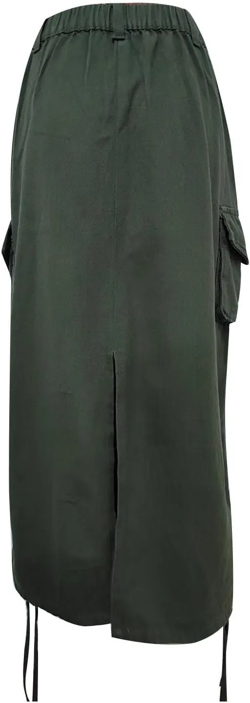 Skirts for Women 2024 Sexy Ruched Bodycon Skirt Above Knee Silky Hip-Wrapped Skirts Denim Drawstring Tight Skirt
