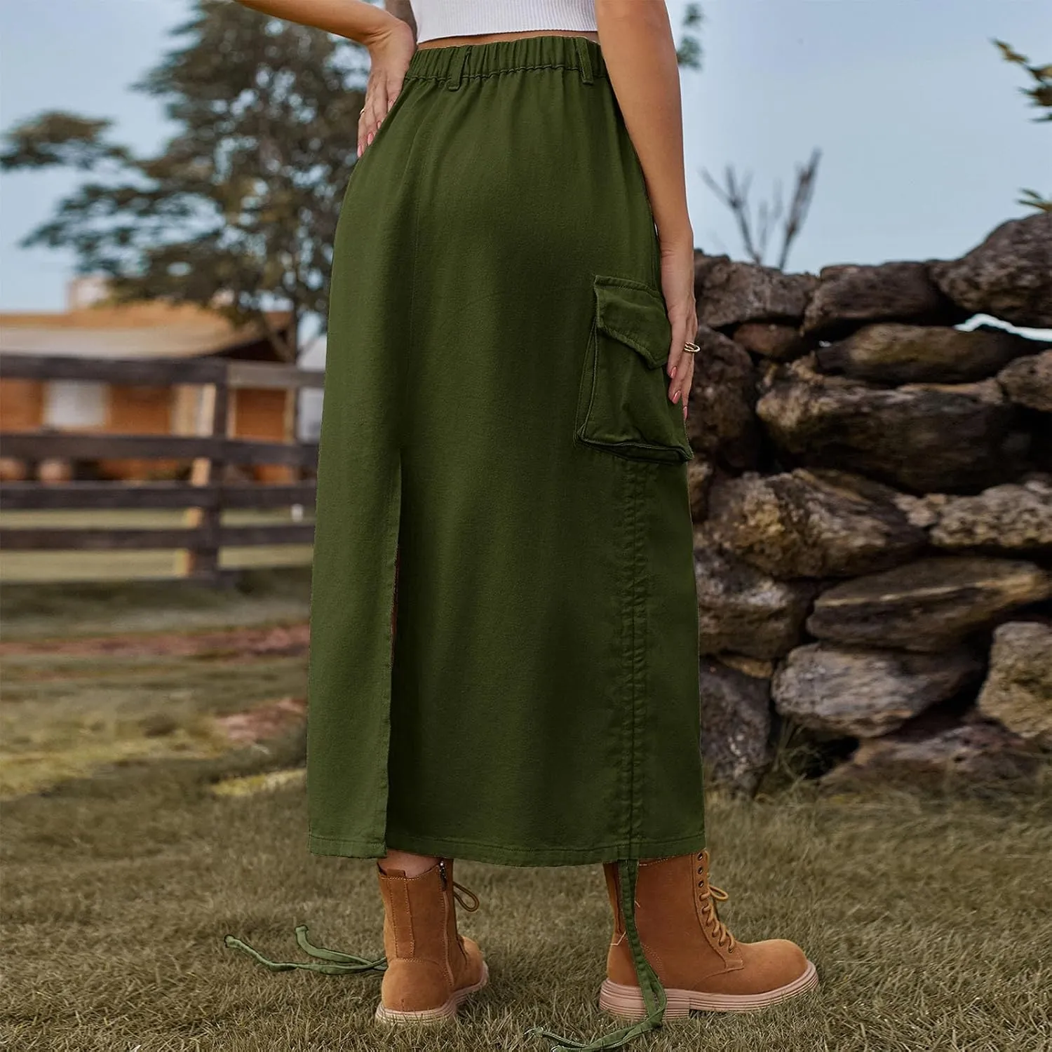 Skirts for Women 2024 Sexy Ruched Bodycon Skirt Above Knee Silky Hip-Wrapped Skirts Denim Drawstring Tight Skirt