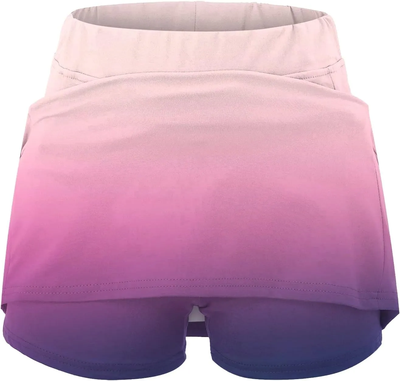 Skorts for Women with Pockets Summer 2025 Tummy Control Tennis Golf Skirt Plus Size Culottes High Waist Athletic