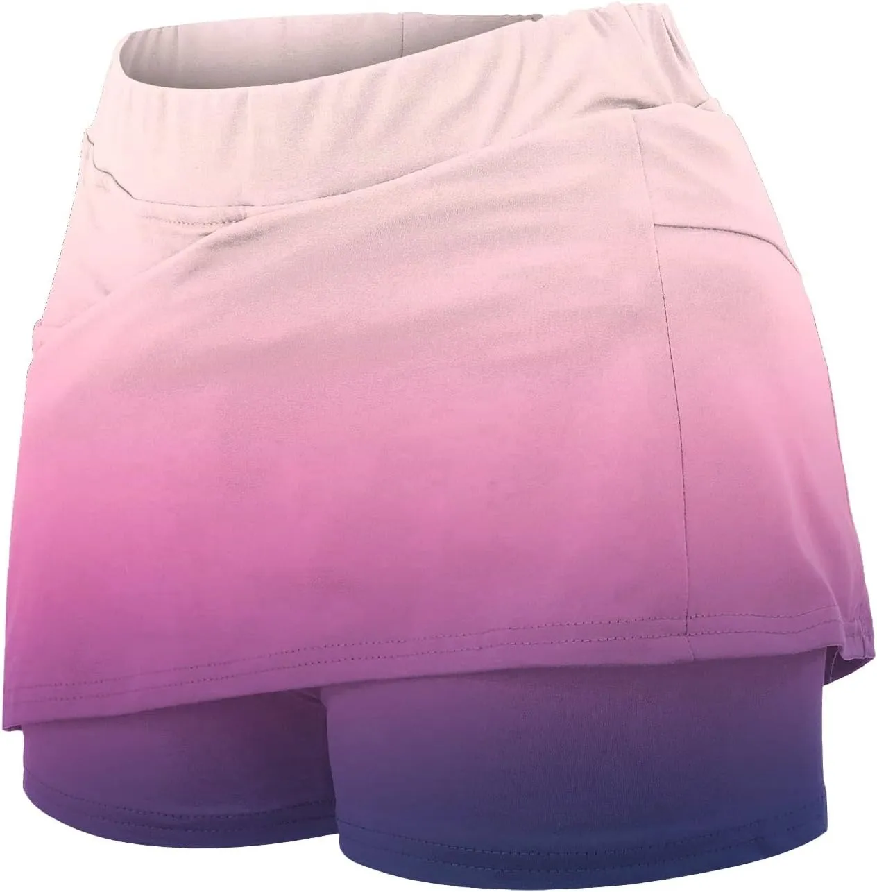 Skorts for Women with Pockets Summer 2025 Tummy Control Tennis Golf Skirt Plus Size Culottes High Waist Athletic