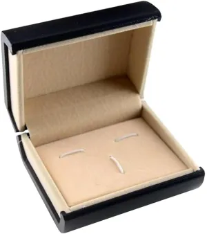 Soft Velvet Tie Bar Cufflinks Pair Wedding Party Storage Box Display Showcase