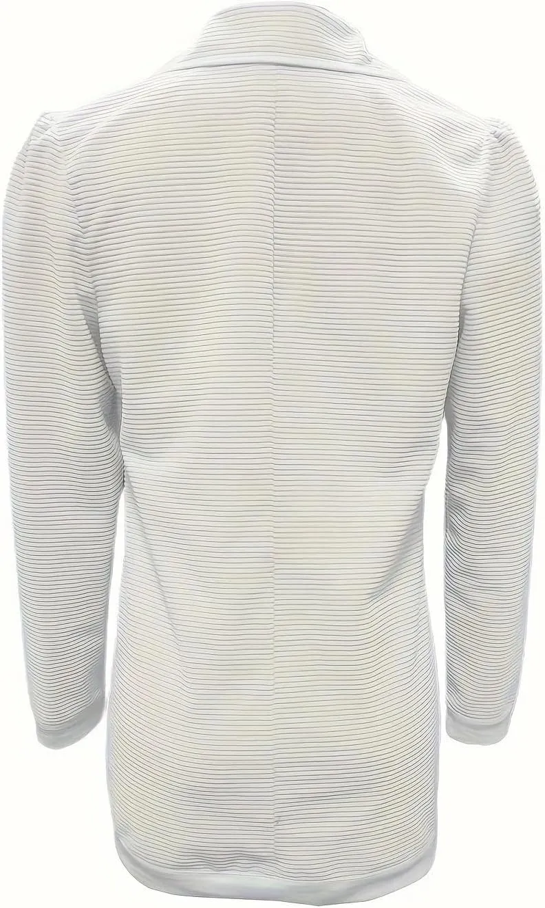 Sweatshirt Blazer Women,Tweed Blazers for Business Casual Open Front Long Sleeve Jackets Work OfficeTop S~2XL