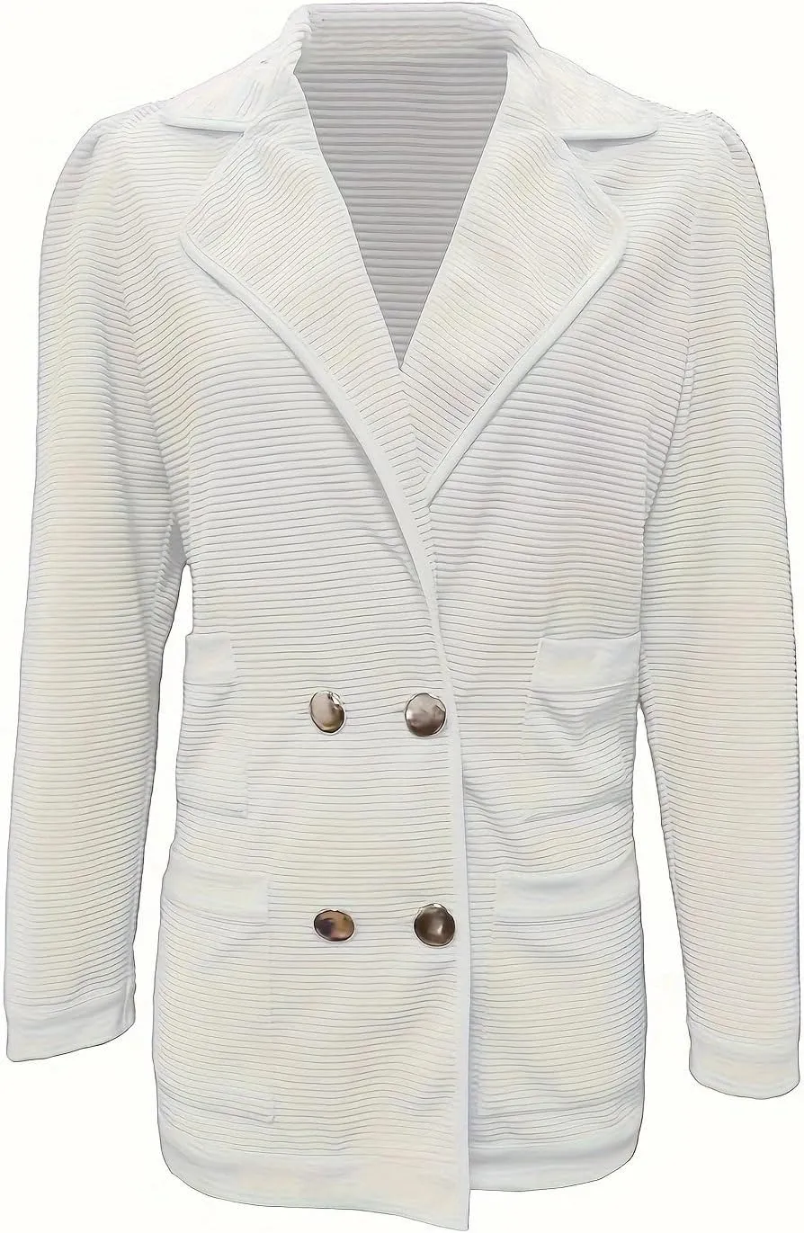 Sweatshirt Blazer Women,Tweed Blazers for Business Casual Open Front Long Sleeve Jackets Work OfficeTop S~2XL