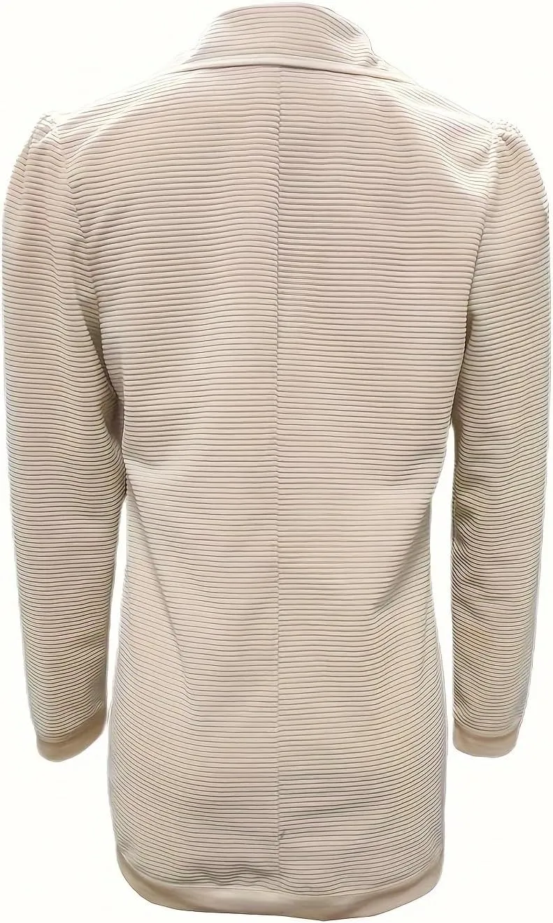 Sweatshirt Blazer Women,Tweed Blazers for Business Casual Open Front Long Sleeve Jackets Work OfficeTop S~2XL